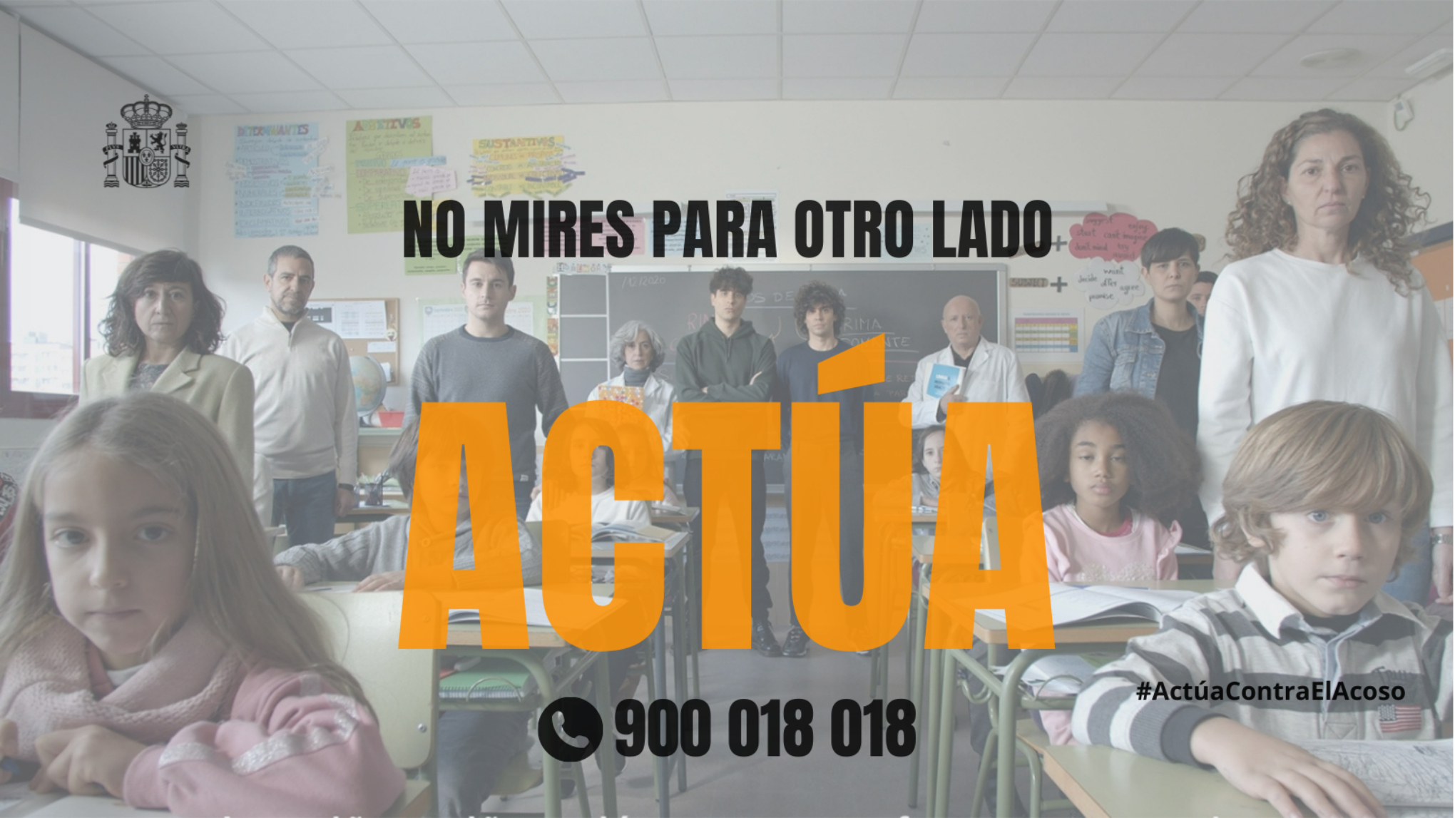 ANTE EL ACOSO ESCOLAR, ¡ACTÚA!